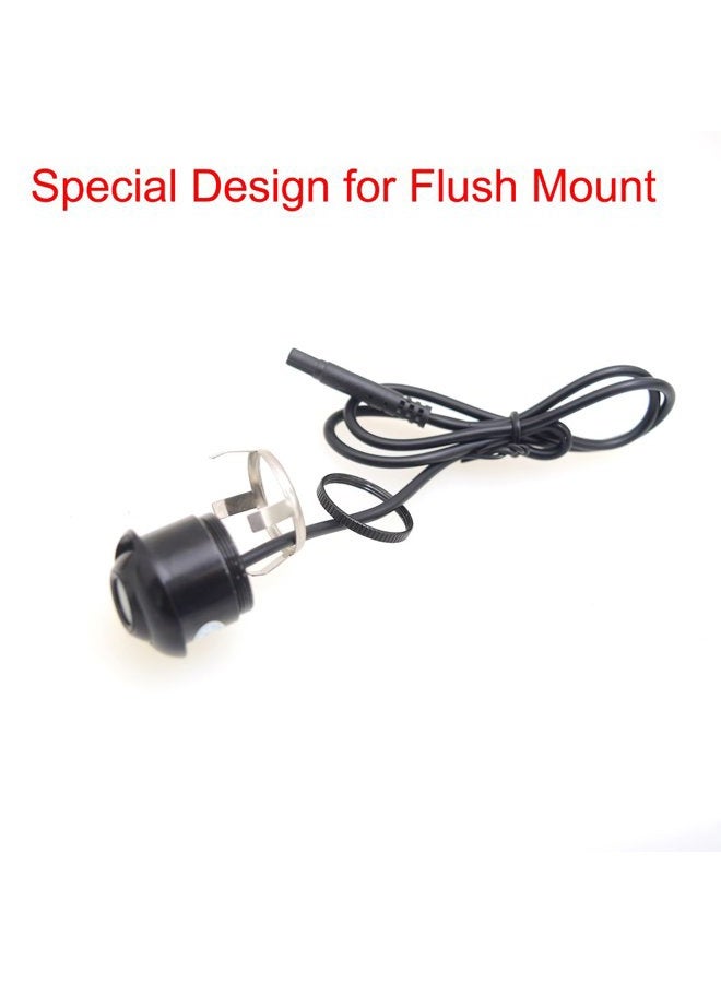 Ekylin Backup Camera, Hole Drilling 22.5mm Car Auto Backup Camera Cam Screw Bumper Mount Universal Fit Parking Assistance Grid Lines - Image 2