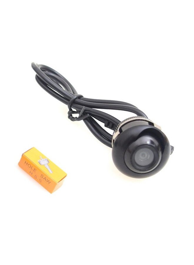Ekylin Backup Camera, Hole Drilling 22.5mm Car Auto Backup Camera Cam Screw Bumper Mount Universal Fit Parking Assistance Grid Lines - Image 1