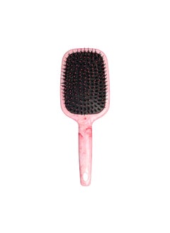 Red by Kiss Marblous Paddle Square Brush with Boar Bristles