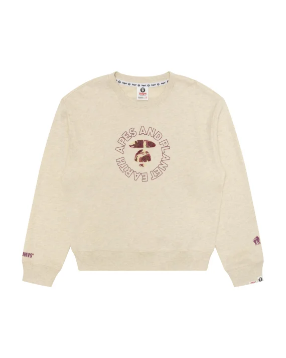 AAPE Moonface crew neck sweatshirt
