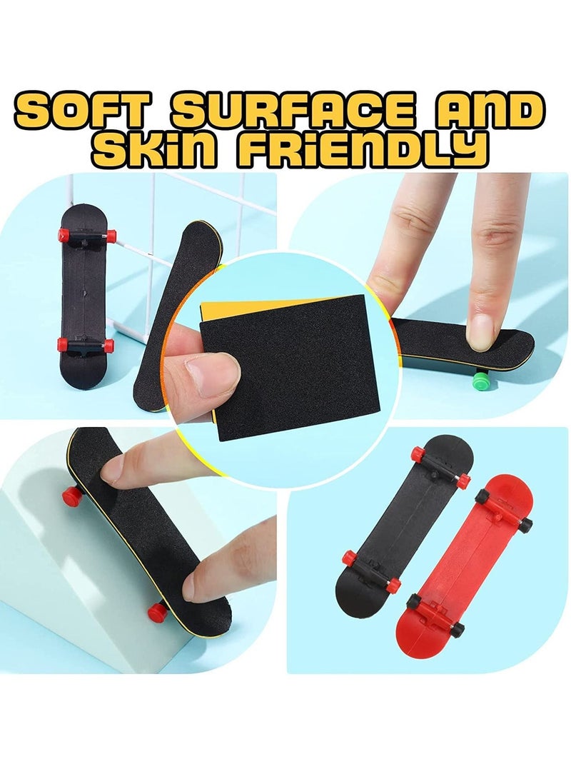 SYOSI Fingerboard Foam Grip Tape Black Fingerboard Grip Tape 36 x 110 mm Foam Grip Tape for Fingerboards Adhesive Fingerboard Stickers Non Slip Foam Pro Grip Tape for Fingerboards Skateboard 25 Pcs - Image 3