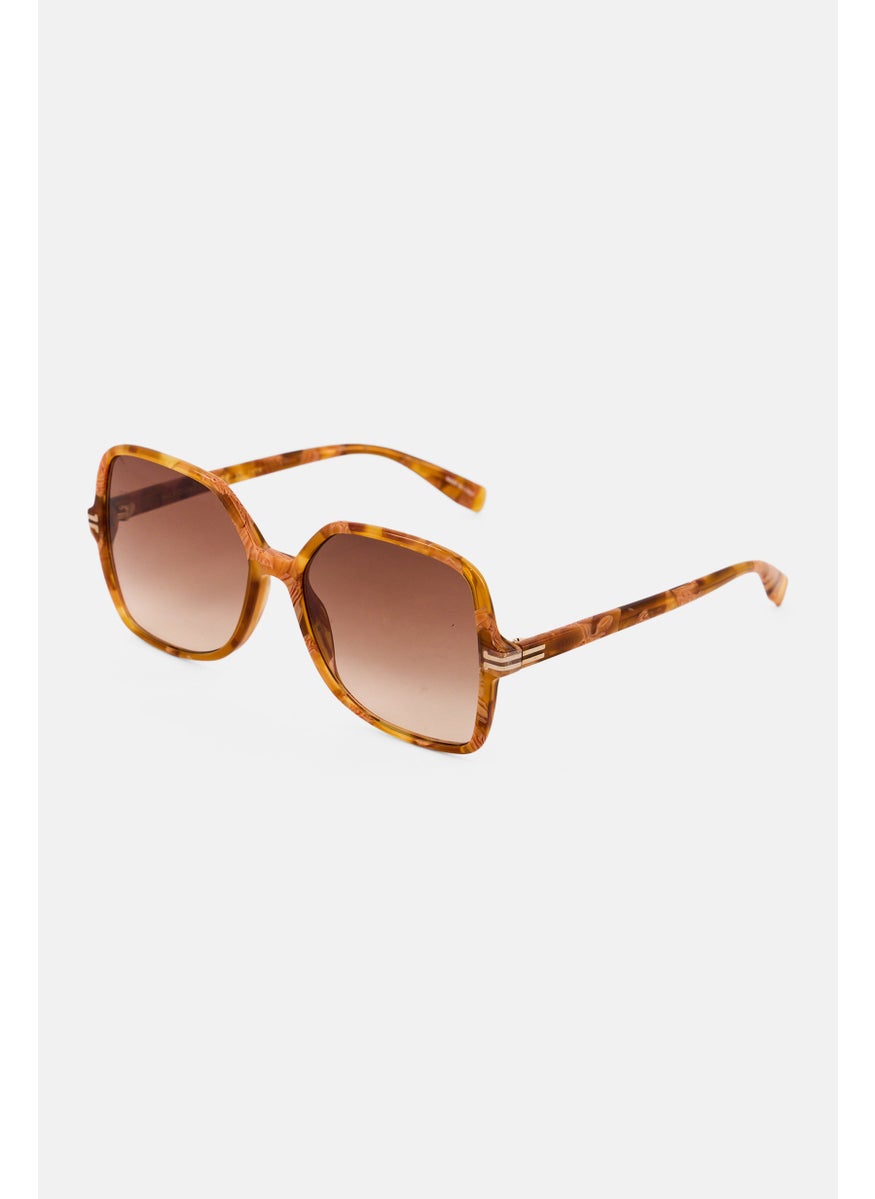 Marc Jacobs Women MJ1105S Square Sunglasses, Brown  - Image 3