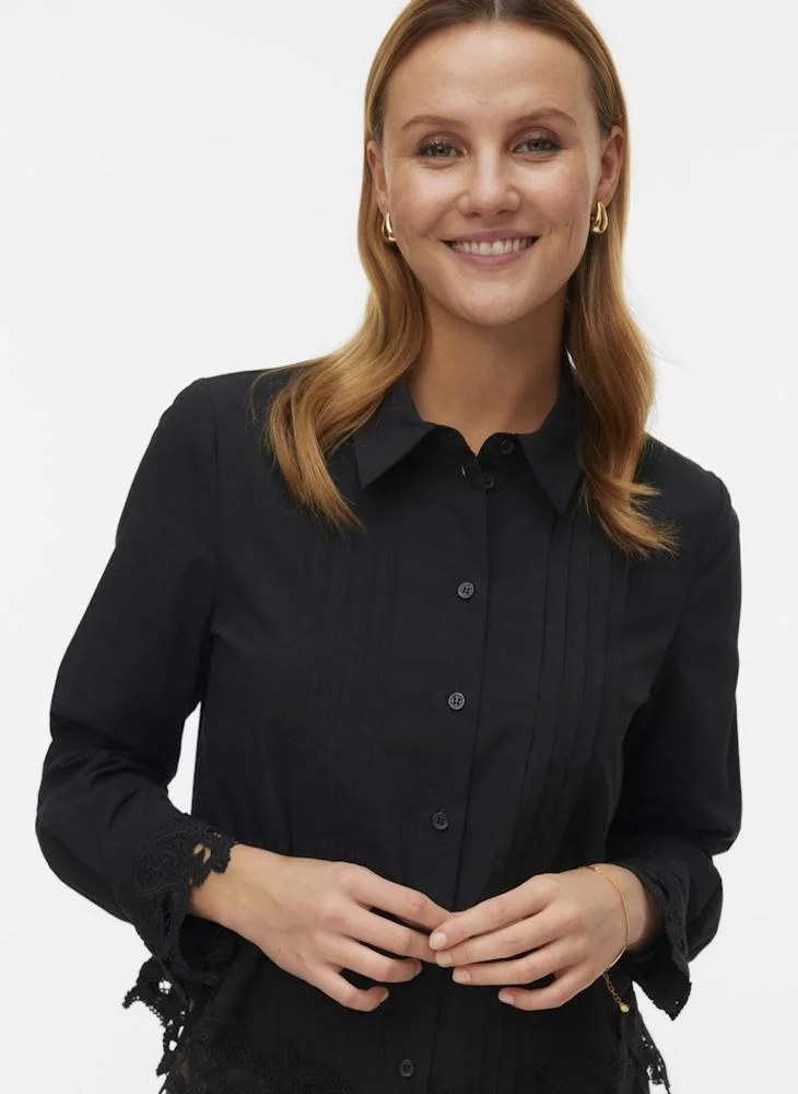 VERO MODA Vmroni Detail Long Sleeve Shirt