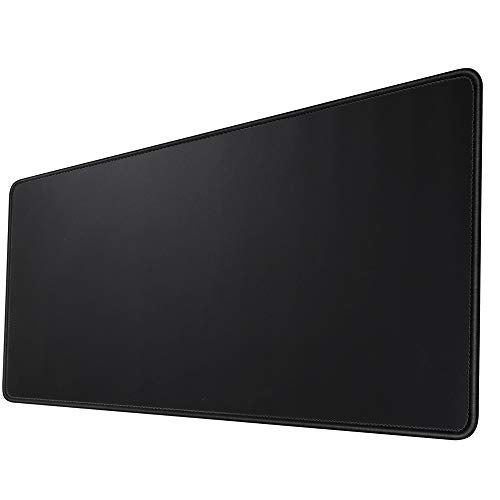 HIHUHEN Gaming Mouse Mat/Mouse Pad 23.6x11.8x0.12Inch | XXL Mouse pad | Table mat/Large Size | Improved Precision and Speed | Rubber Base for Stable Grip on Smooth Surfaces Non-Slip (60x30Black004) - Image 1