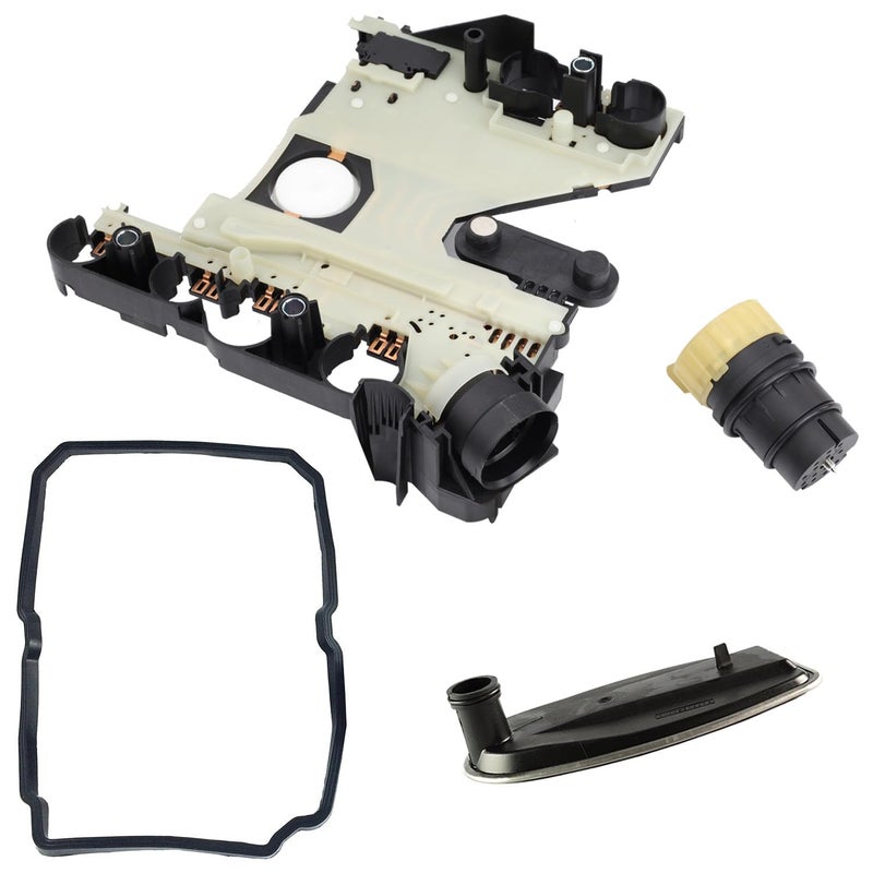 Set of 4 1402701261 Transmission Conductor Plate Filter Gasket Speed Sensor Connector Replacement Kit for Chrysler 300 Challenger Charger Grand Cherokee Commander Wranger