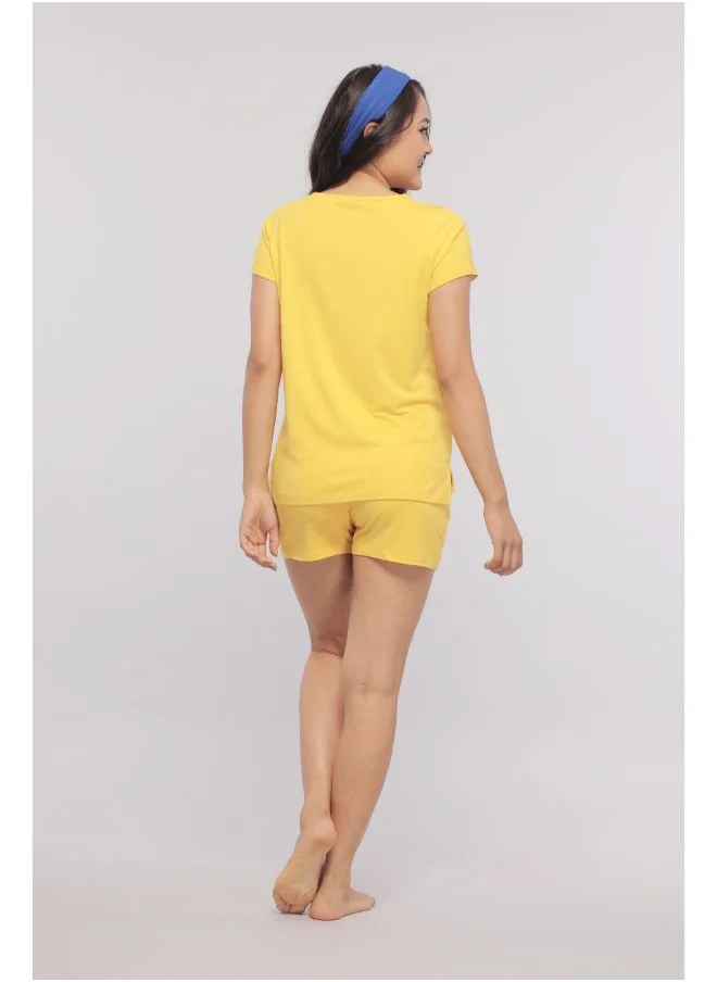نسيسير Sunny Lime Supima Shorts Set