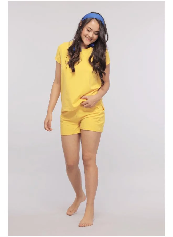 نسيسير Sunny Lime Supima Shorts Set