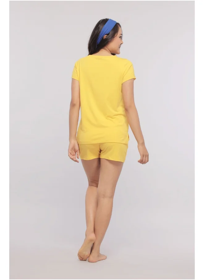 NeceSera Sunny Lime Supima Shorts Set