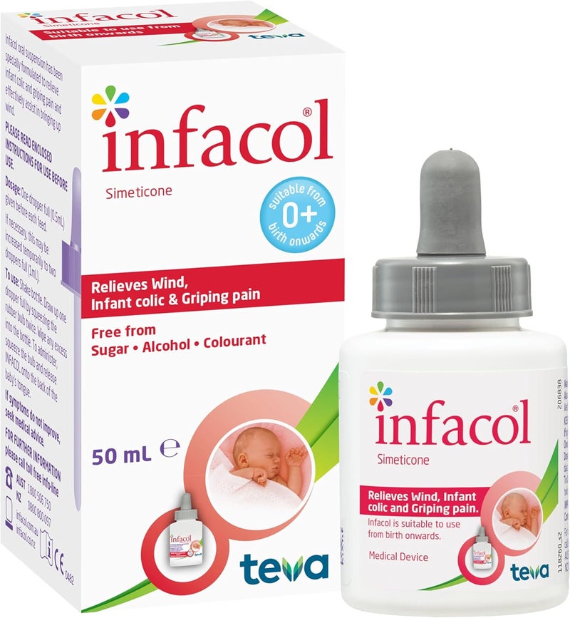 Infacol لتخفيف الغازات، مغص الرضع وآلام البطن 50 مل - Image 1