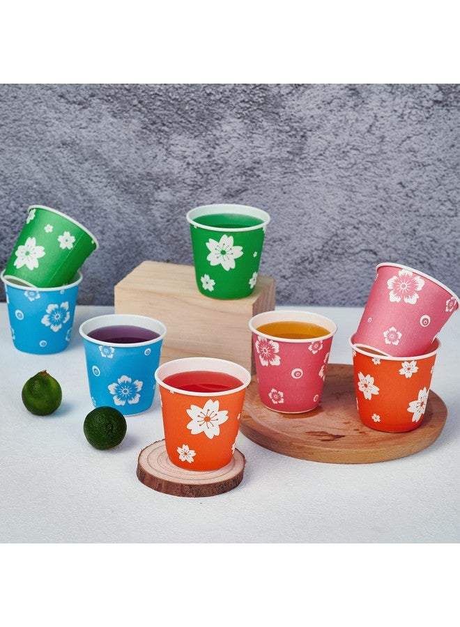 LITOPAK 800 Pack 3oz Disposable Bathroom Cups, Colorful Disposable Mouthwash Cups, Small Disposable Cups, Mini Paper Cups for Parties, Picnics, Barbecues, Travel and Events - Image 3