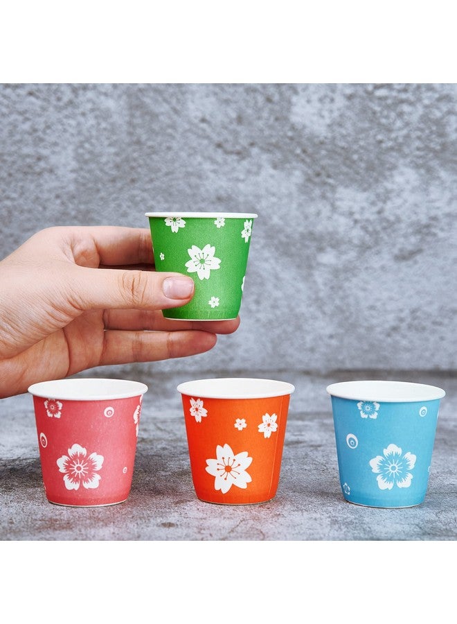 LITOPAK 800 Pack 3oz Disposable Bathroom Cups, Colorful Disposable Mouthwash Cups, Small Disposable Cups, Mini Paper Cups for Parties, Picnics, Barbecues, Travel and Events - Image 5