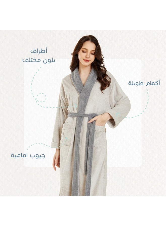 ريفي روب كلاسك، رمادي - Image 5