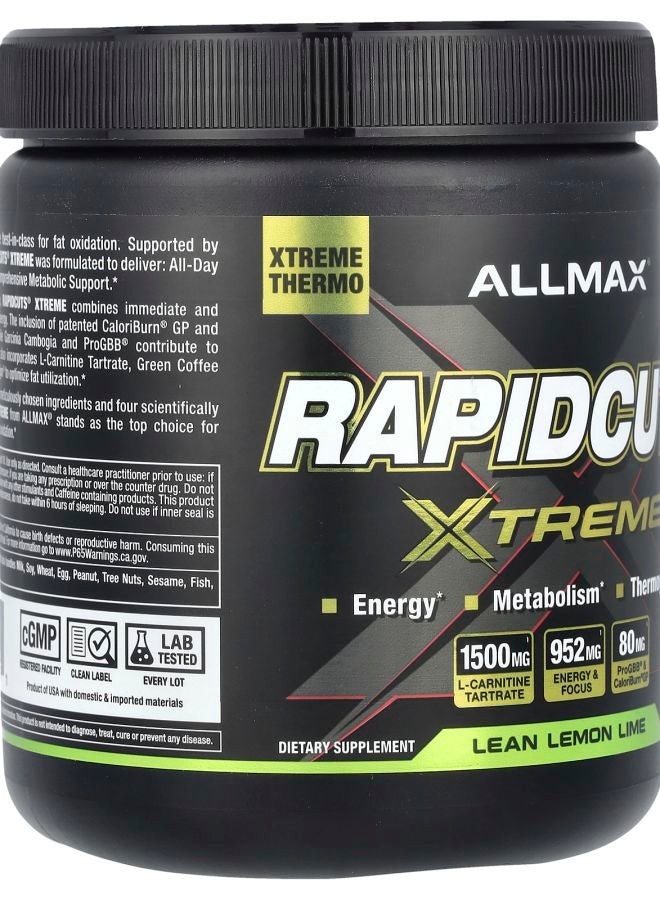 Allmax Rapidcuts® Xtreme Lean Lemon Lime 8.29 oz (235 g) - Image 2
