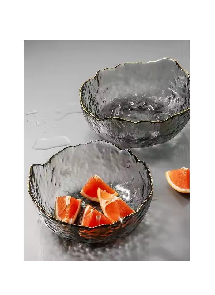 Generic - Glass Bowls Set Of 3 pieces - Grey - Image 1