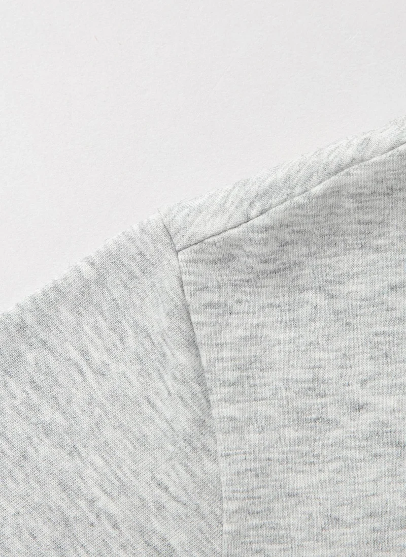 Balabala Grey Toddler Boys Round v-neck short-sleeved T-shirt for Men | Best Price UAE