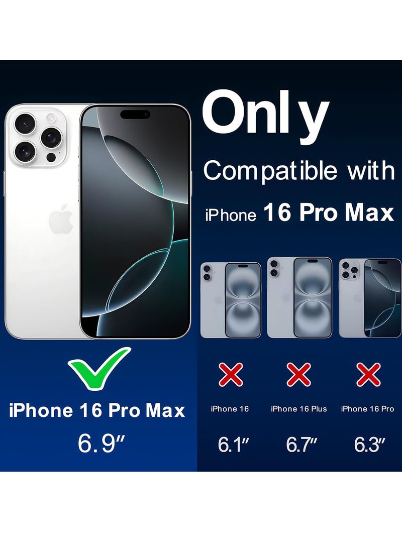 BORTONY iPhone 16 Pro Max Magsafe Case Transparent iPhone 16 Pro Max Cover Slim Thin Shockproof Protective Case for iPhone 16 Pro Max 6.9 inch - Image 2