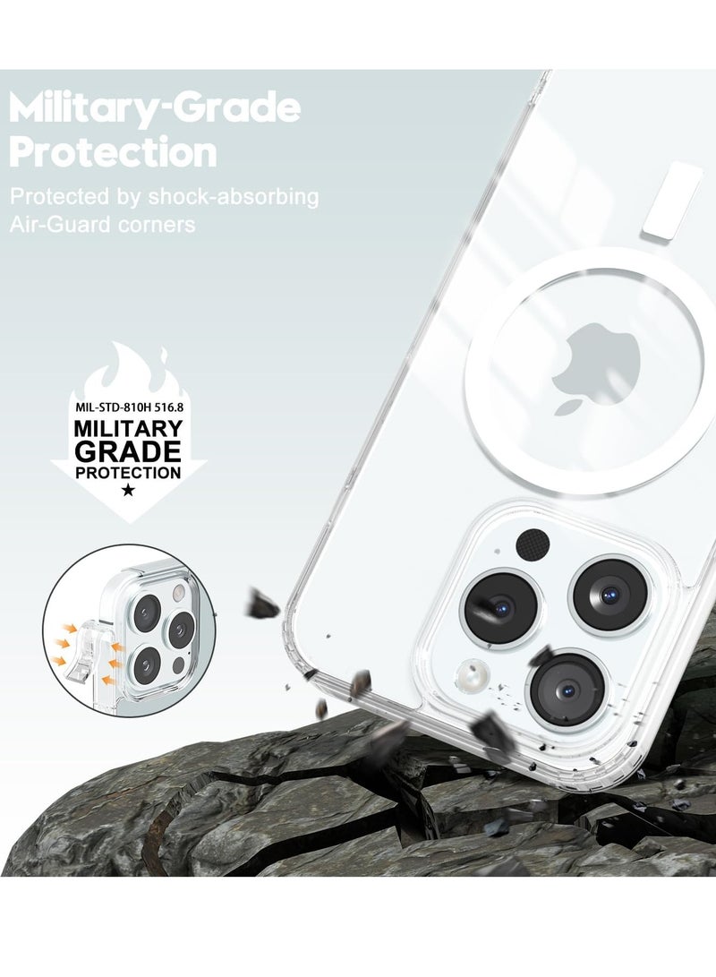 BORTONY iPhone 16 Pro Max Magsafe Case Transparent iPhone 16 Pro Max Cover Slim Thin Shockproof Protective Case for iPhone 16 Pro Max 6.9 inch - Image 5