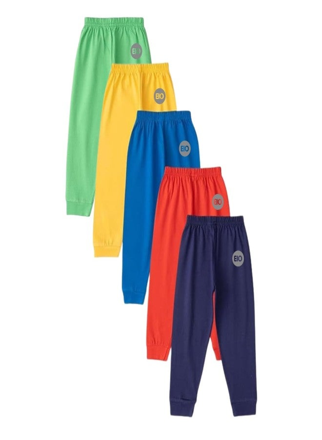 EIO Pajama for Boys Kids Baby Pants Unisex Cotton Combo Packs (Color Two, 4-5 Years) - Image 1