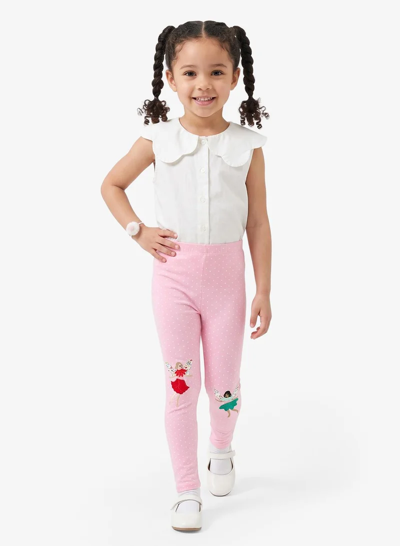 Pinata Fairy Print Pink Leggings