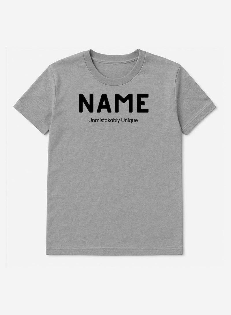 لوحة تيشيرت قطن قابل للتخصيص باسمك مع تصميم عبارة إنجليزية فريد لا يشبه أحد - Image 5