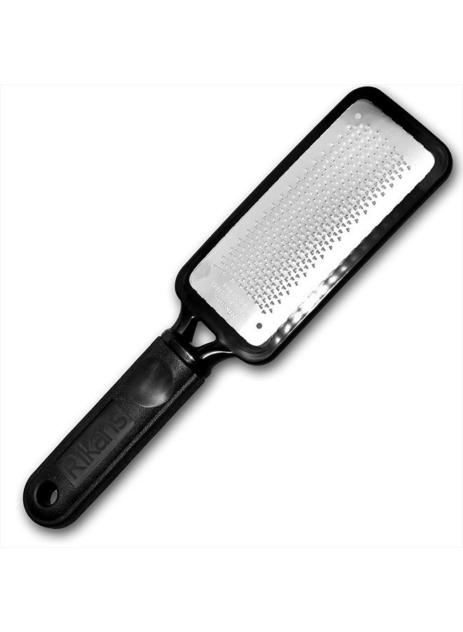Rikans Colossal Foot rasp Foot File and Callus Remover. Best Foot Care Pedicure Metal Surface Tool to Remove Hard Skin. Can be Used on Both Wet and Dry feet, Surgical Grade Stainless Steel File - Image 1