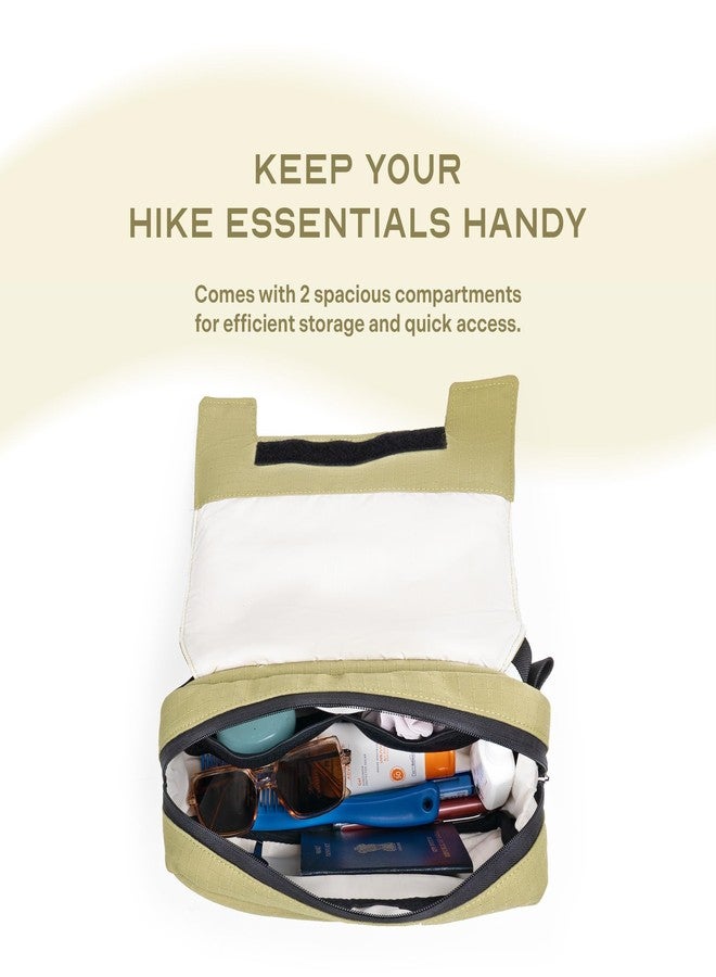 THE ASSEMBLY Assembly Travel Crossbody Side Bag with Quick-Release Buckle, Dog Hook for Hiking & Trekking, Tear Resistant 600D Ripstop Fabric -Scape | 4 L - Image 5