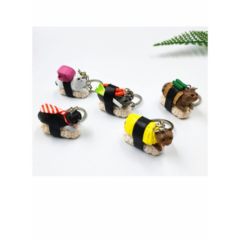 SOLARAE مفتاح قطة هدية للنساء، حلقة مفاتيح قطة لطيفة مضحكة، هدية مجوهرات صغيرة لصديقة، صديقة، أم، جدة، حفلة عيد ميلاد، جيدة للهاتف المحمول، حقيبة يد، محفظة - Image 2