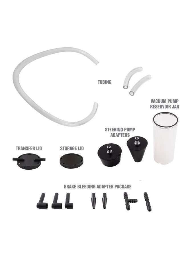 OEMTOOLS 37070 Brake Bleeder, Steering Pump Bleeder and Vacuum Pump Test Kit, Brake Fluid Bleeder Kit, Vacuum Test, Brake Fluid Drain Kit, Vacuum Pump - Image 4