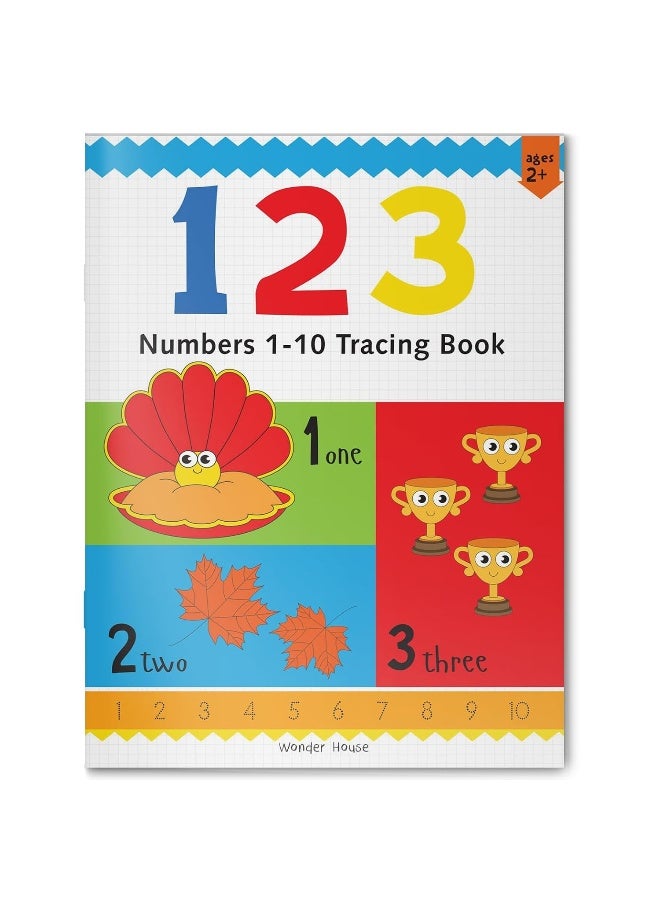 Preschool Activity Book: 123 - Numbers 1-10 Tracing Book For Kids - Image 1