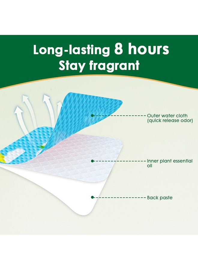 سوميفون 36 قطعة ملصقات طارد البعوض - طارد البعوض نمط الكرتون - بقع طارد الحشرات آمنة وفعالة للأطفال الصغار والأطفال والأنشطة في الهواء الطلق - ما يصل إلى 24 ساعة من الحماية - Image 3