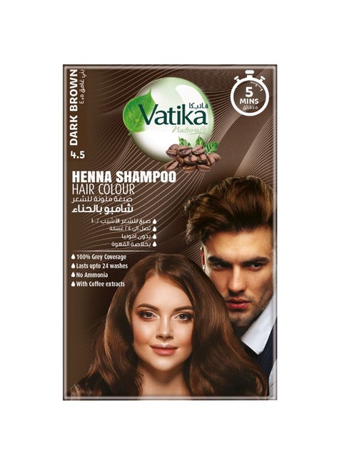 Instant Henna Shampoo Hair Colour With Gloves 20ml