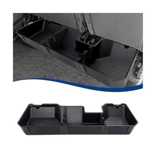 XPHAZZ Rear Underseat Storage Compatible with 2019-2025 RAM 1500 Pickup ABS Under Seat Organizer Bin (ABS - Black, 2019+ RAM 1500) - Image 1