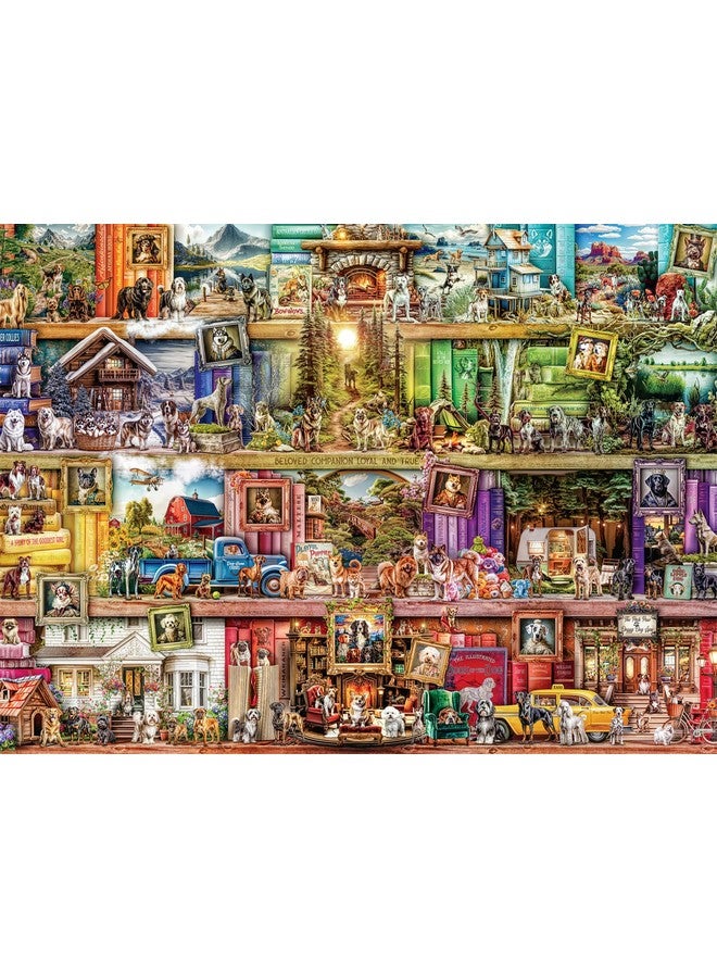 Buffalo Games - Aimee Stewart - The Library of Dogs - 1000 Piece Jigsaw Puzzle for Adults -Challenging Puzzle Perfect for Game Nights - Finished Size is 26.75 x 19.75 - Image 1