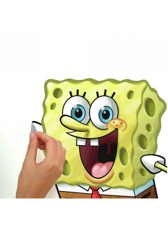 RoomMates RMK1406GM Spongebob Squarepants Peel and Stick Giant Wall Decal , Yellow - Image 2