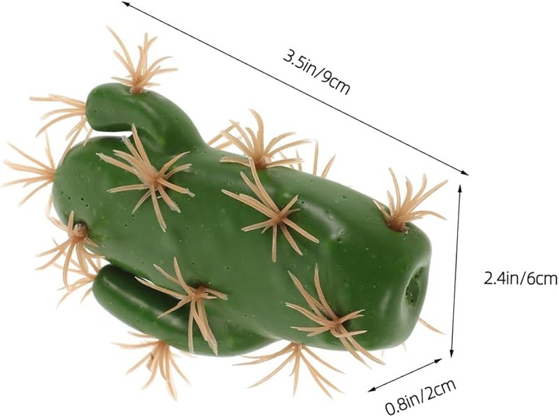 Green Cactus Car Antenna Topper Artificial Plant Vehicle Roof Ornament Accessory - Image 3