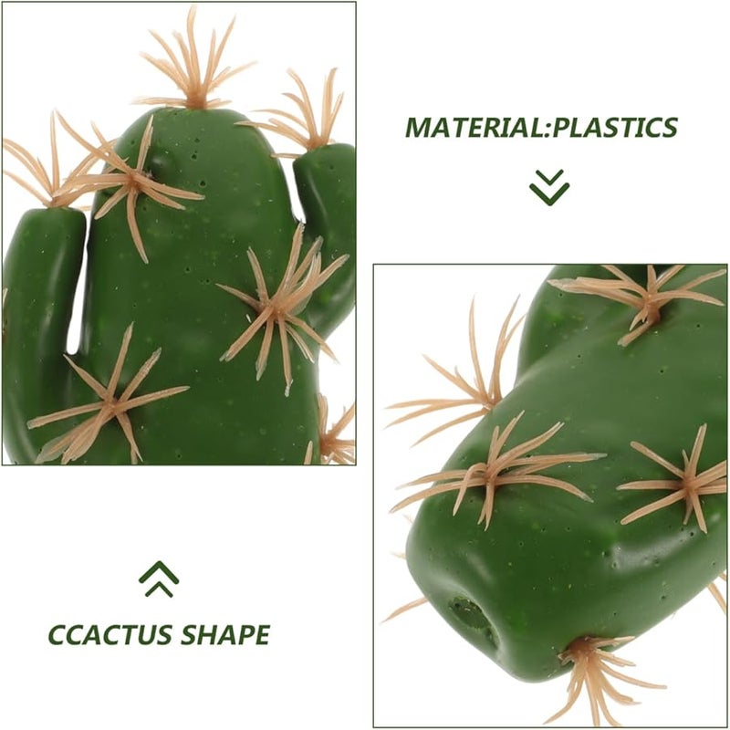 Green Cactus Car Antenna Topper Artificial Plant Vehicle Roof Ornament Accessory - Image 4