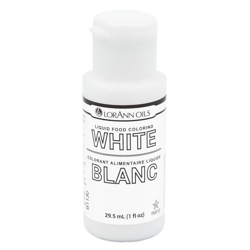 LorAnn White Liquid Food Color 1 ounce squeeze bottle
