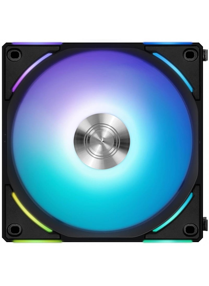 LIAN LI UNI FAN AL V2 ARGB PWM Case Fan - Black, 120mm  - Image 2