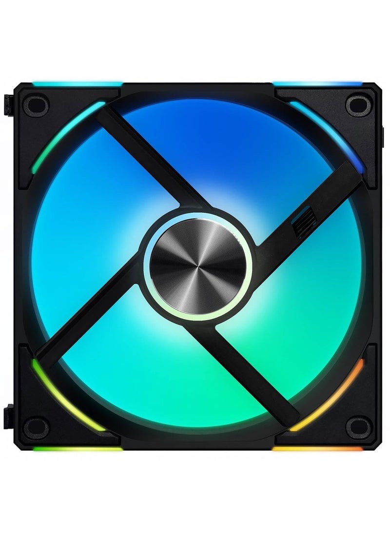 LIAN LI UNI FAN AL V2 ARGB PWM Case Fan - Black, 120mm  - Image 3