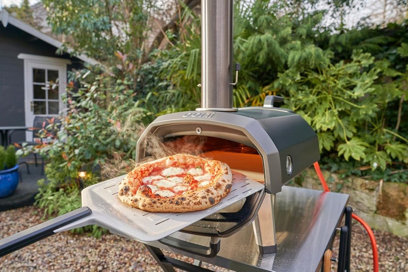 ooni 12” Perforated Pizza Peel – Long Handle Perforated Aluminium Pizza Paddle – Lightweight Pizza Turning Peel Outdoor Pizza Oven Accessories - Image 5