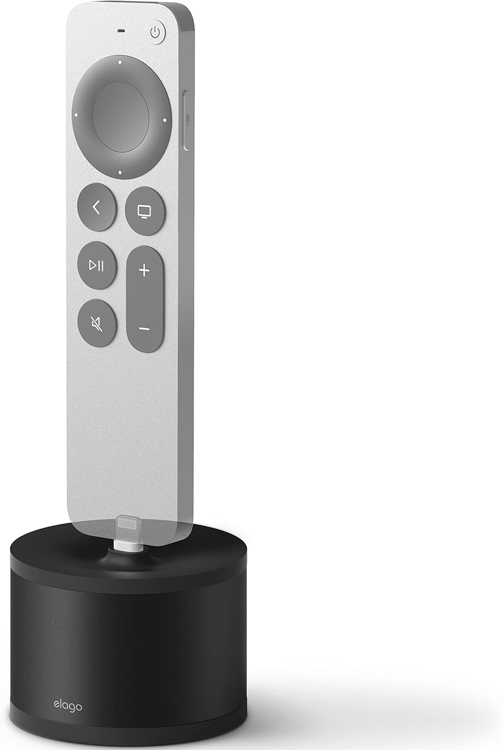 elago D Stand Charging Station Compatible with Apple Devices Charging Dock Compatible with Apple TV Remote Compatible with iPhone and More Premium Aluminum Cable Required Black