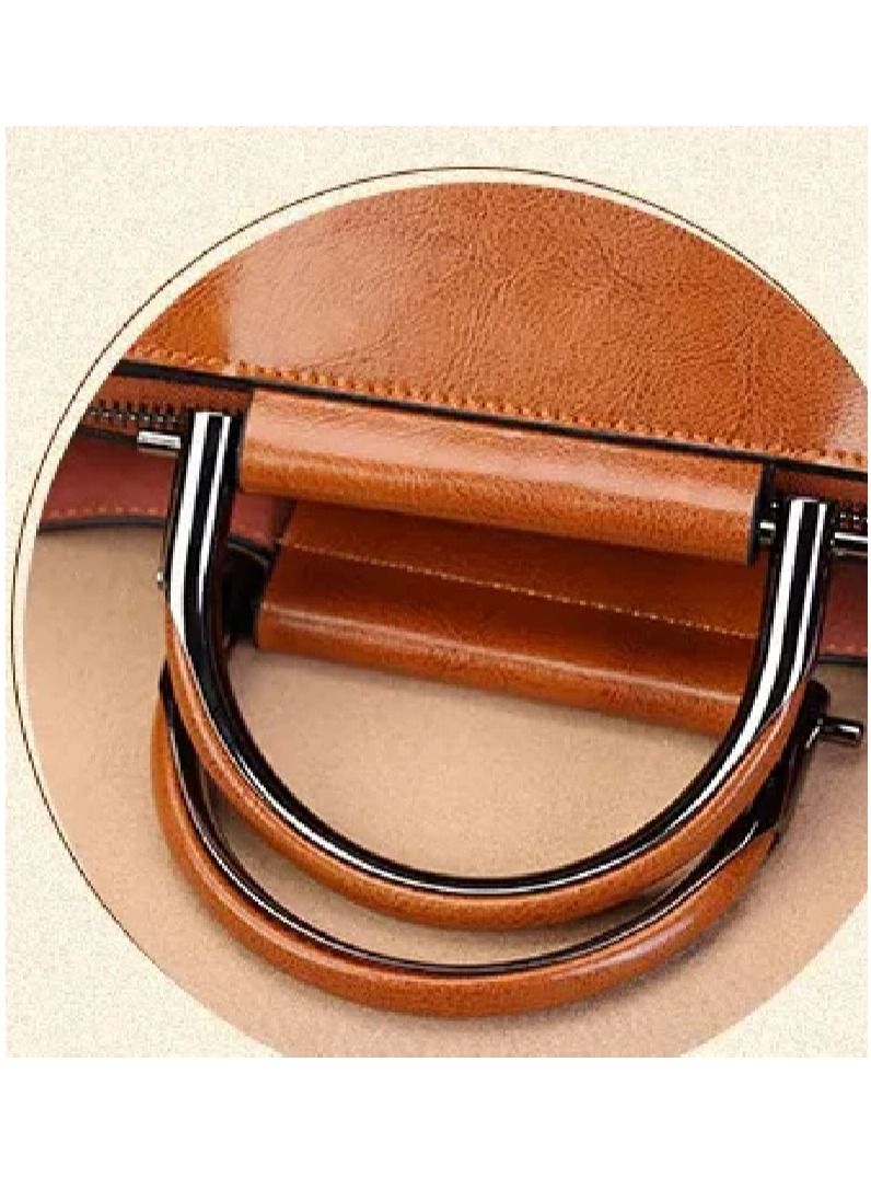 Maple's Genuine Cow Leather Shoulder Sling Bag  - Image 4