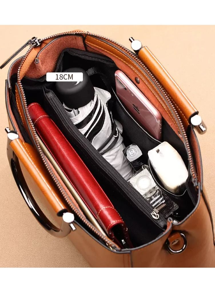 Maple's Genuine Cow Leather Shoulder Sling Bag  - Image 3
