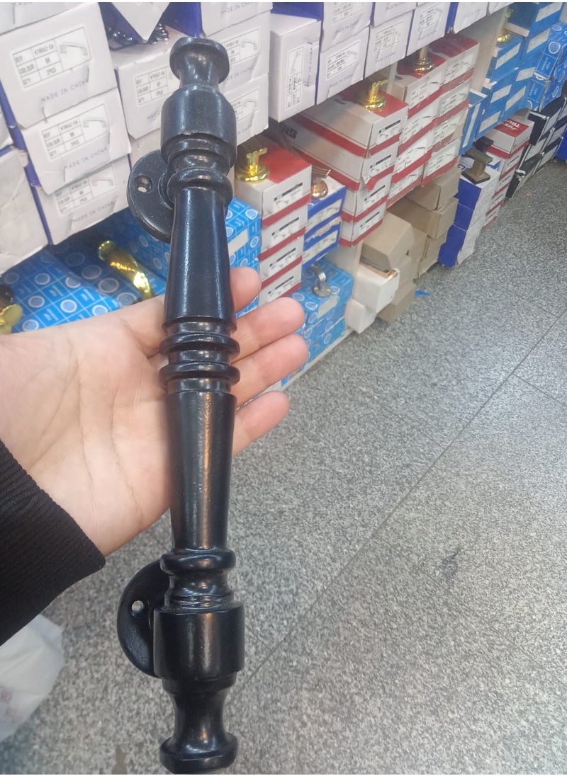 ماركة غير محددة - مقبض باب معدن محمل عالي الجودة بلون اسود ماط - Image 1