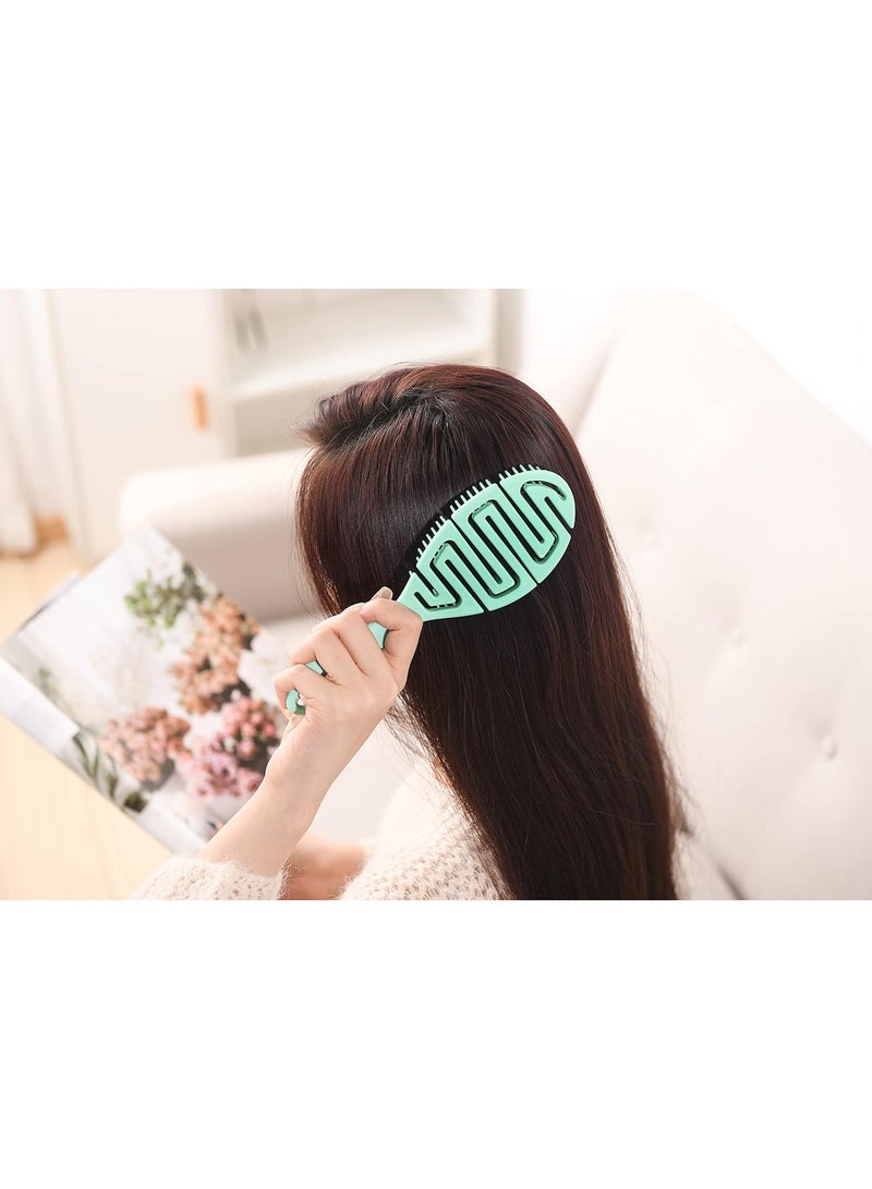 Hair Brush For Women Professional Quick Drying Vent Styling Detangling Hairbrush For Wet Dry Curly Thick Long Wavy Damaged Hair Faster Blow Drying - Image 2