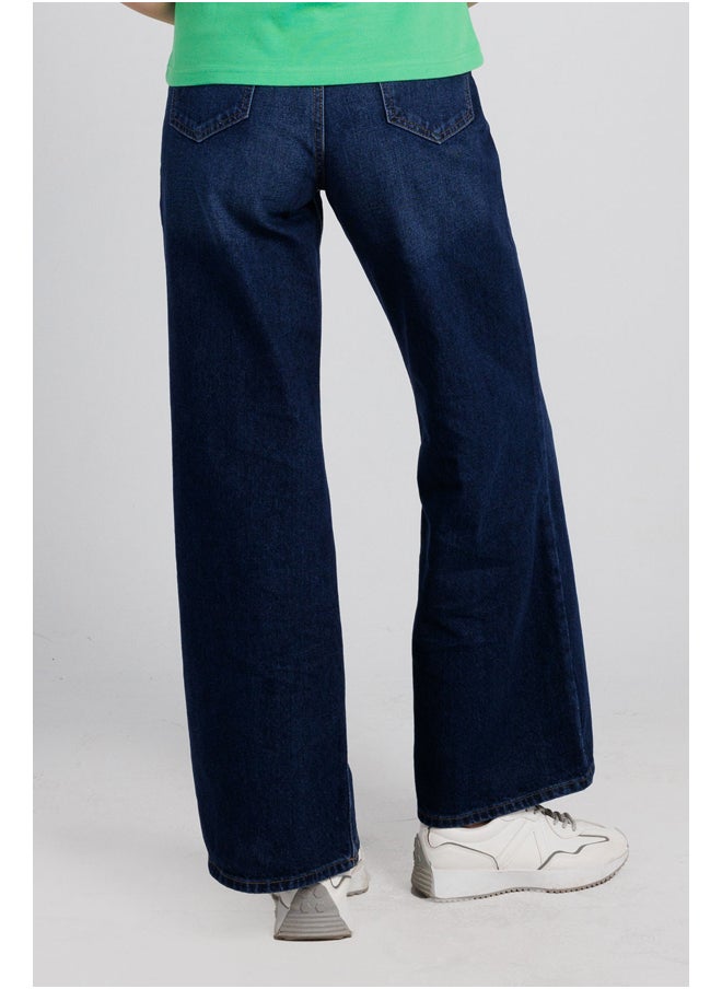 ASTK - Women WIDE LEG Denim Jeans - Image 1