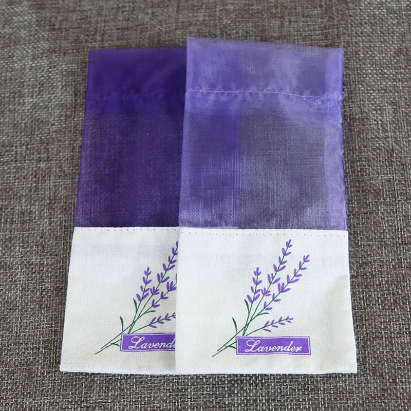 12 pcs Empty Sachets Bag Flower Printing Fragrance Lavender Sachet Bag Purse (New Style) - Image 5