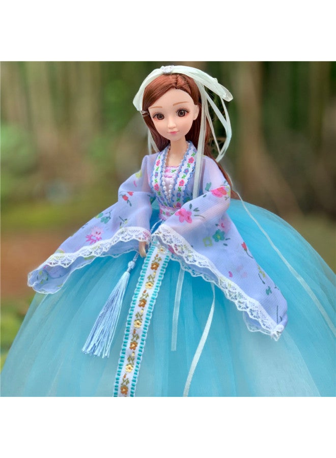 Large Douluo Mainland Small Dance Zhu Zhu Zhu Innocent Aloes Children's Girl Toy Doll Princess Manufacturers Wholesale-Color:Blue - Image 1