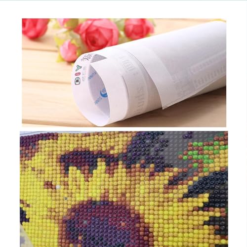 MOMDEDP Large Diamond Painting Kits for Adults - DIY 5D Flowers Diamond Art Kits for Adults, Full Drill Flowers Diamond Art Painting, Gem Art Kits for Home Wall Decor (27.6 X 15.7 Inch) - Image 3
