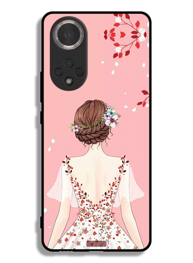 Tolwak Honor 50 Protective Case Cover Standing Girl Art - Image 2